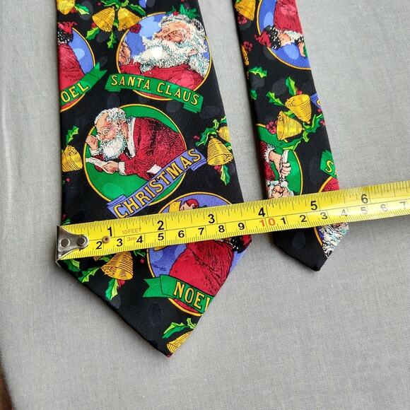 Santa Claus Christmas Men's Neck Tie Noel Winter Holiday Old Saint Nick Nicholas - Picture 5 of 7